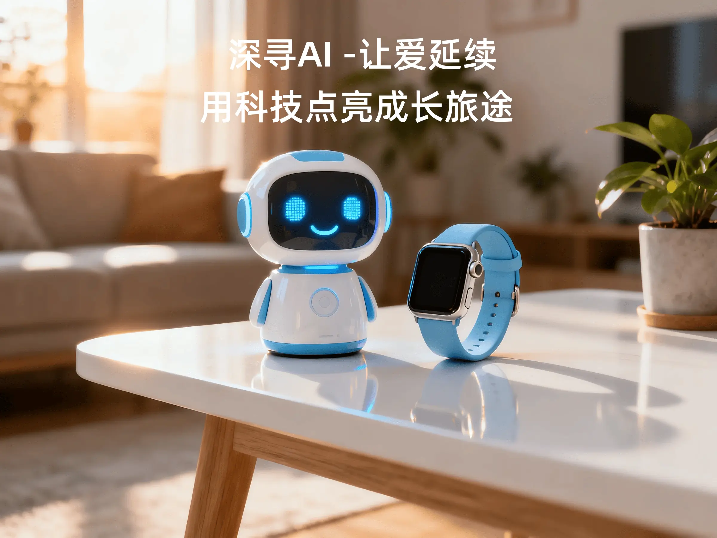 AI智能陪伴产品组合 - 少儿机器人和中老年手环