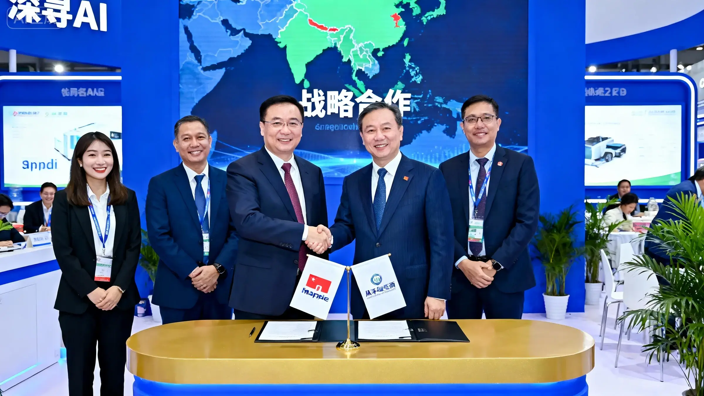 深寻AI与合作伙伴签约现场