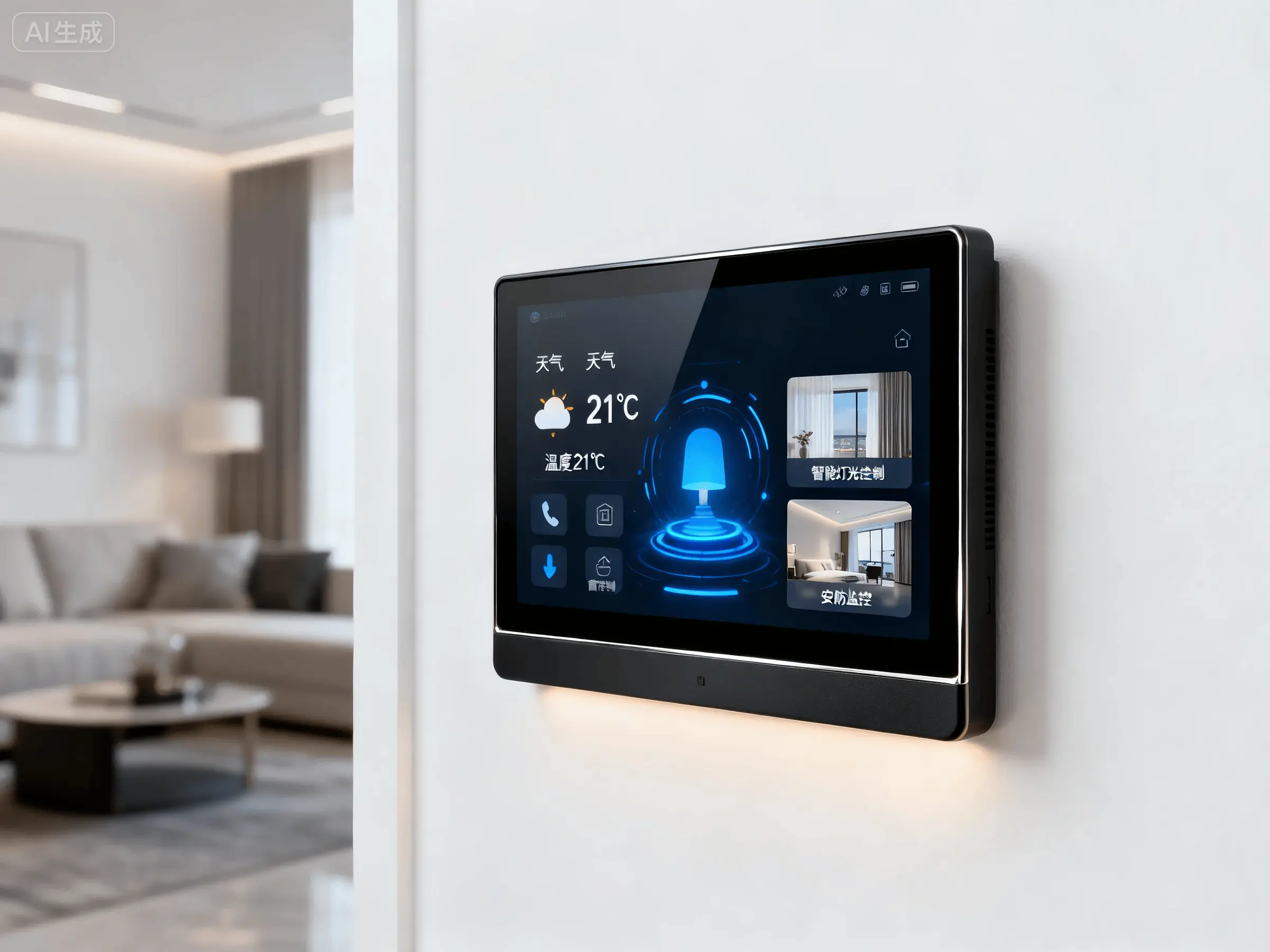 家庭AI中控 - 7寸触摸屏智能中控系统